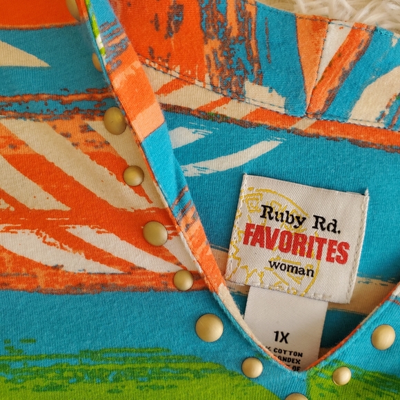 Nwot Beautiful Ruby Rd blouse - Picture 11 of 13